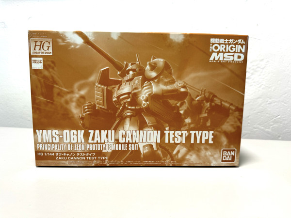 Gundam_The Orgin YMS-06K ZAKU CANNON TEST TYPE