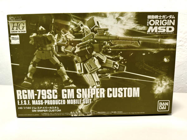 Gundam_The Origin RGM-79SC GM SNIPER CUSTOMER