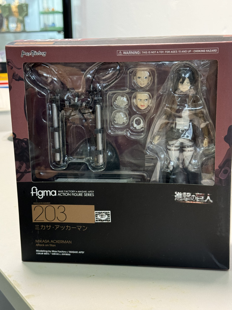 Figma 203 進擊的巨人 Mikasa Ackerman_0