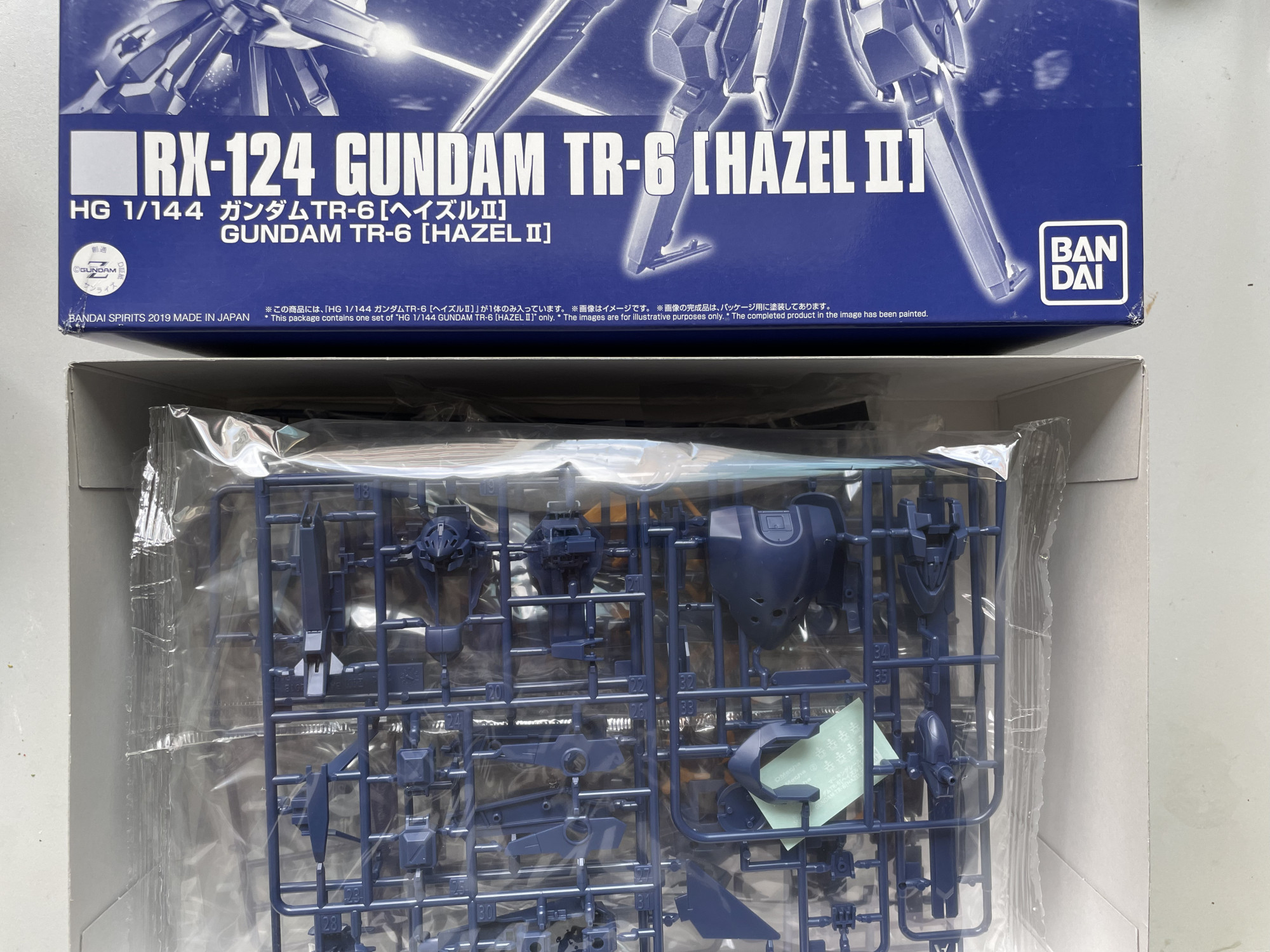 HG ADVANCE OF Z HGUC Gundam TR-6 Hazel II (藍盒)_1